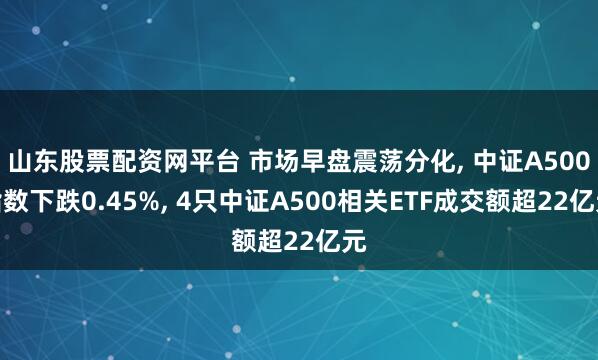 山东股票配资网平台 市场早盘震荡分化, 中证A500指数下跌0.45%, 4只中证A500相关ETF成交额超22亿元